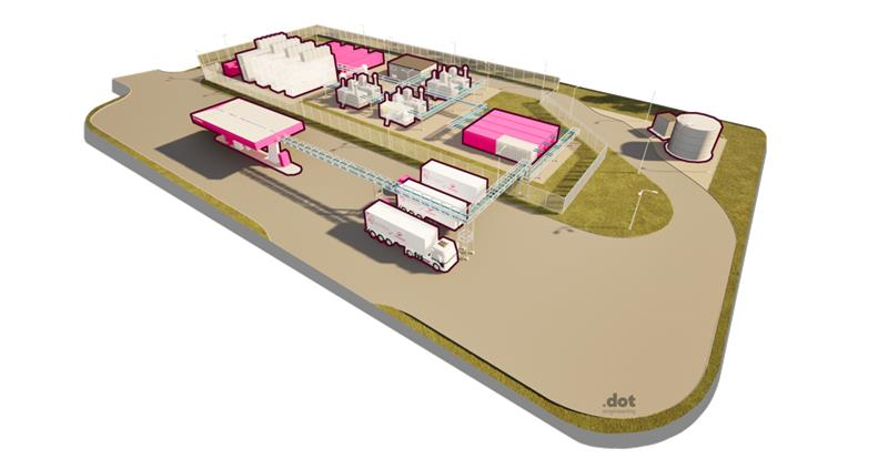 Wizualizacja 3D projektu Śląska Dolina Zielonych Paliw